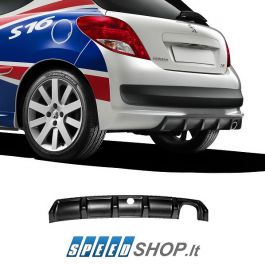 Peugeot 207 galinio bamperio difuzorius